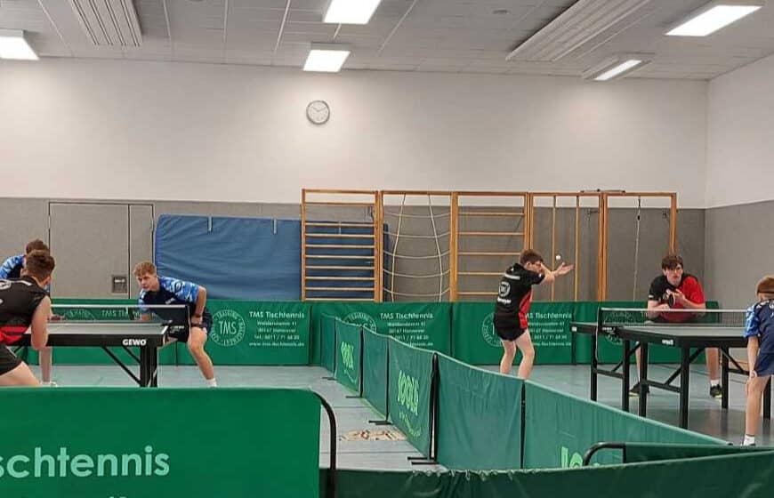Erfolgreicher Sonntag für die Tischtennisjugend